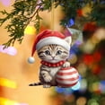 thumbnail image 3 of Gibobby Lindo colgante árbol de Navidad colgante coche colgante bolsa colgante acrílico 2d árbol de Navidad Penda (D), 3 of 5