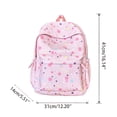 thumbnail image 2 of JuDWoC Backpack School Bookbag for Travel Colorful Polka Dot Pattern Lightweight Multi Pocket Aesthetic Laptop Storage Daypack Rucksack Everyday Casual Travel Storage Pack 16.1in, 2 of 5