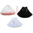 thumbnail image 4 of Aellinatey Women Lolita Cosplay Petticoat Puffy Layered Ballet Tutu Skirt Bow Underskirt, 4 of 18