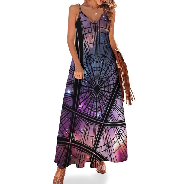 Vestido sin mangas con ventana extraña vestidos con mangas largas vestidos de fiesta para mujer vestidos de noche para mujer