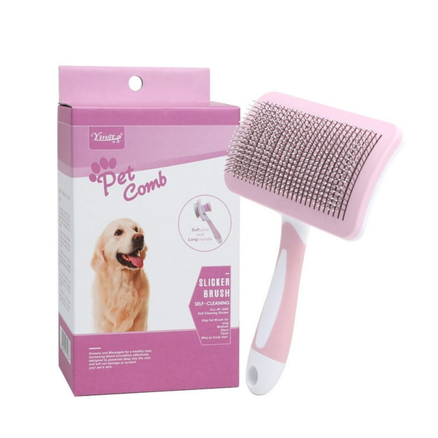 Granny's Best Grooming Comb for Cat Dog, Remover Tangles & Fleas, Comfortable Self-Cleaning Tools