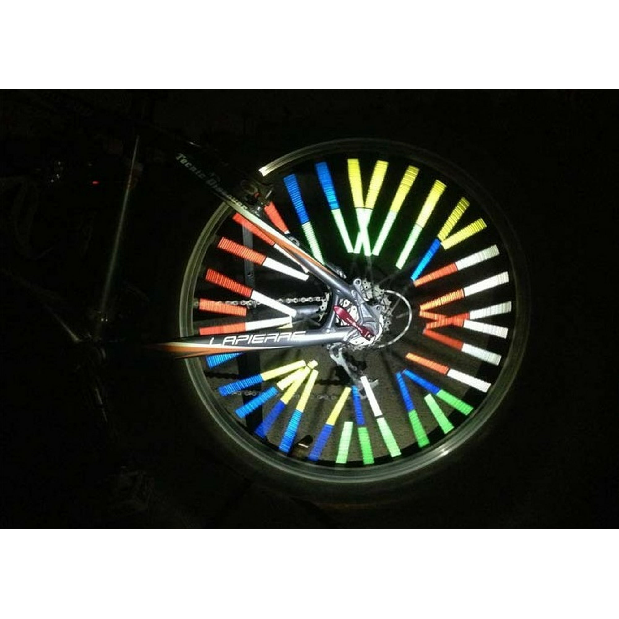 Rayons de vélo Rayons de vélo colorés Rayons Clicker Réflecteurs  d'étoiles