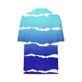 thumbnail image 4 of mfyjkho Tops Para Mujer, Camiseta Informal Con Cuello En V Y Botones, Holgada Y Elástica, Con Estampado Sin Posicionamiento, Para Mujer, A La Moda Y Cómoda. Tops Y Blusas Para Mujer L, 4 of 6