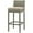 Beige, variant on Modern Contemporary Urban Design Outdoor Patio Balcony Garden Furniture Bar Side Stool Chair, Rattan Wicker, Dark Grey Gray