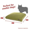 thumbnail image 3 of Majestic Pet | Villa Velvet Rectangle Pet Bed For Dogs, Removable Cover, Apple, Small, 3 of 6