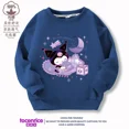 thumbnail image 1 of Suéter con estampado de dibujos animados para niños y niñas, jersey de moda Kawaii, cuello redondo, sudaderas con capucha sueltas, Sanrios, Cinnamoroll, Kuromi, 1 of 5