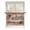 brown, variant on Sheer Curtains 54 Inch Length, Farmhouse Semi Sheer Curtains Light Filtering Window Treatment, Blue Country Texas Star Vintage Berries Wooden Privacy Voile Drapes for Living Room Bedroom 52x54 Inch