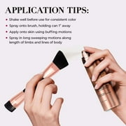 LUMINESS Silk Airbrush Spray Foundation - Full Coverage Foundation - Formula Hydrates & Moisturizes with Hyaluronic Acid, Aloe Vera & Hydrolyzed Silk (Shade - Medium)