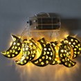 thumbnail image 1 of Mubarak Luces De Cadena Decorativas Linternas Musulmanas De Ramadán Luces De Cadena De Luna Decoración De Fiesta Colgante Duradera seitruly HA041201-01, 1 of 1