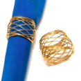 thumbnail image 4 of DJN Up to 70% Off Tableware Napkin Rings Metal Gold Round Napkin Rings Buckles For Table Decorations Wedding Dinner Iron Gold One Size, 4 of 9