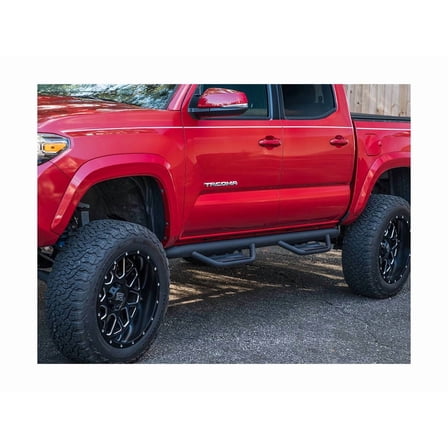 Havoc by RealTruck HS2 Black Hoop Steps Compatible with 2016-2018 Toyota Tacoma Double Cab