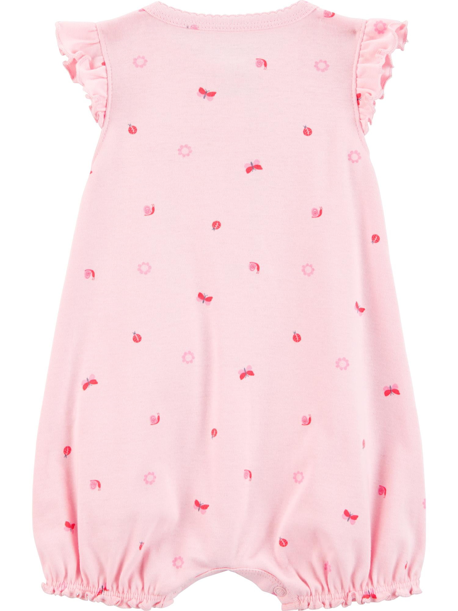 Carter's Child of Mine Baby Girl Romper, One-Piece, Sizes 0-3/24 Months