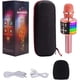 thumbnail image 2 of Micrófono Karaoke inalámbrico BONAOK, portátil para fiestas de cumpleaños en casa con altavoz y compatible con PC o Smartphone Q78, 2 of 3