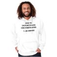 thumbnail image 5 of Funny I Am Awake Sarcastic Attitude Unisex Plus Fleece Graphic Hoodie Brisco Brands 3X, 5 of 6