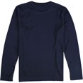 thumbnail image 2 of ASICS Mens Plain Logo Basic T-Shirt, navy, S, 2 of 2