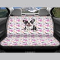 thumbnail image 6 of FOR U DESIGNS Boston Terrier Flower Pattern Car Seat Covers Full Set Comfortable Front & Split Rear Bench for Car Elastic Low Back Front Seat Covers Universal Fit for Vehicles Trucks and SUVs, 6 of 7