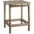 thumbnail image 2 of Pemberly Row Set of 2 Contemporary Patio End Tables in Grayish Brown, 2 of 2