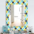 thumbnail image 2 of DESIGN ART Designart 'Ornament Geometric Pattern' Bohemian and Eclectic Mirror - Modern Printed Wall Mirror 23.7 in. wide x 31.5 in. high, 2 of 5