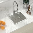 thumbnail image 2 of Kichae Bar Sink 15 inch Stainless Steel Prep Bar Sink, 2 of 4