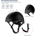thumbnail image 3 of Juego de Casco de Bicicleta Bluelander para Niños y Niñas, Rodilleras, Coderas, Palmilleras, Negro, 3 of 4