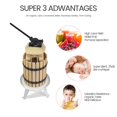 thumbnail image 2 of Fruit Apple Cider Wine Classic Press -  1.6G/3.17G/4.75G/7.9G -Solid Wood Basket- 6 Press Wooden Blocks, 2 of 10