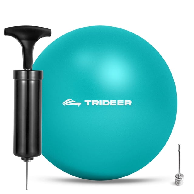 Pelota de Pilates Trideer de 20 cm para core, yoga y terapia con bomba