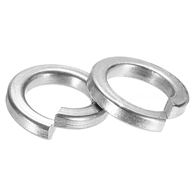 Uxcell M6 316 Stainless Steel Spring Lock Washer Split Lock Washer Lock Metal Washers for Screws Bolts 50 Pack
