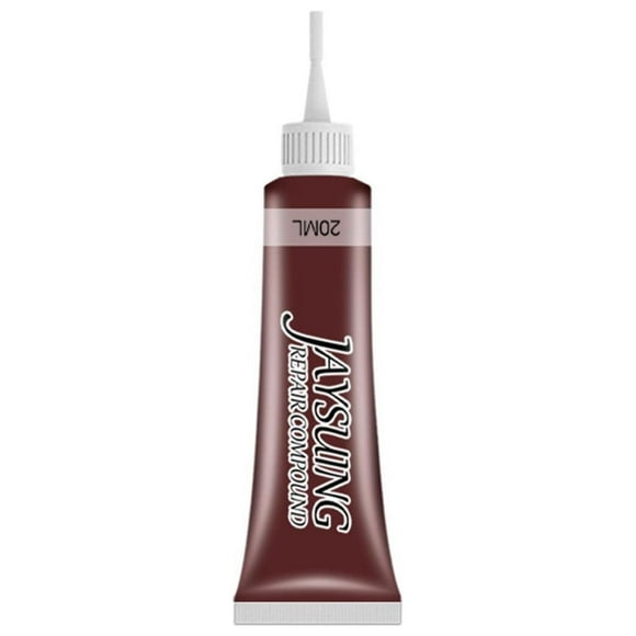 20ml Leather Repair Filler Cream Kit Restores Scratches Rips Scuffs, Professional Leather Repair Gel for Car Seats Sofa Jacket Bag, Easy Apply Long Lasting Gloss Waterproof Protection