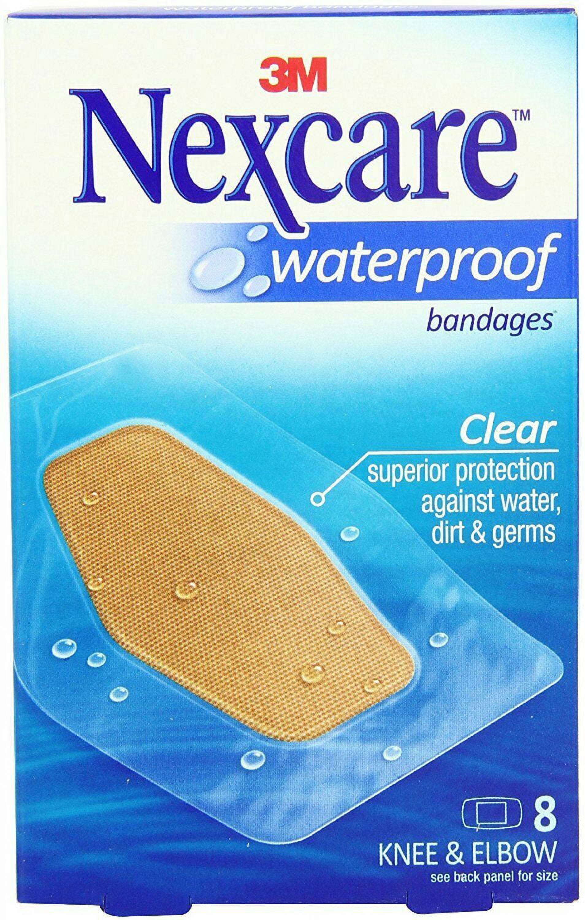 Nexcare Soft'N Flex Comfort Natural Feel Bandages Stretchy Knee & Elbow 8Ct, 6-Pack