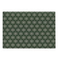 thumbnail image 1 of Vintage Cutting Board, Bicolor Abstract Design with Floral Motifs Timeless Retro Illustration, Decorative Tempered Glass Cutting and Serving Board, Large Size, Emerald Beige, by Ambesonne, 1 of 1