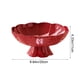 thumbnail image 3 of Platos de plástico para fruta de 9,84 pulgadas con base desmontable | Bandeja multiusos para aperitivos | Platos para servir verduras, dulces y aperitivos en cocinas y fiestas, 3 of 5