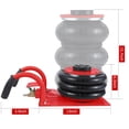 thumbnail image 3 of 3 Ton/6600Lbs Triple Bag Air Jack, Fast Lifting to 15.75 inch, Short Handle Pneumatic Car Repair Inflatable Bladder Jack, Red, 3 of 9