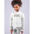 thumbnail image 2 of Colorful Spooky Vibes Hoodie Juniors -Image by Shutterstock,  Medium, 2 of 4