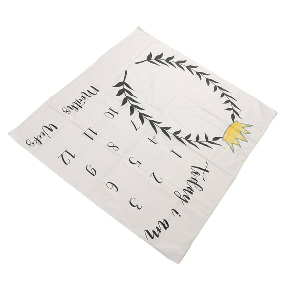 Manta de hitos para bebés, manta de hitos para bebés, manta de hitos mensuales para bebés, tapete de hitos para bebés, diseño fácil de usar