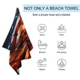 thumbnail image 2 of Flag Of The United States Ultra Fine Fiber Beach Towels for Travel And Quick Drying Absorbent Towels for Swimming, 2 of 7