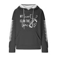 thumbnail image 4 of QASIEATN Hoodies for Graceful Women Fashion, Hoodies Solid Color Casual Fall Hooded Pullover Hoodie Basic Sweatshirts Womans Fashion Blouse Clothes, Womens Fall Tops, 4 of 5
