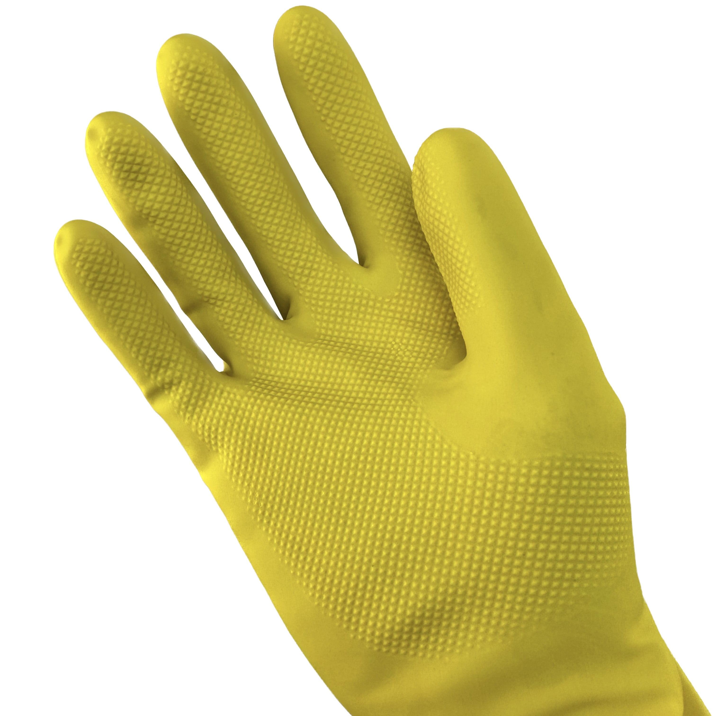 Casa Limpia Large Yellow Latex Multipurpose Cleaning Gloves