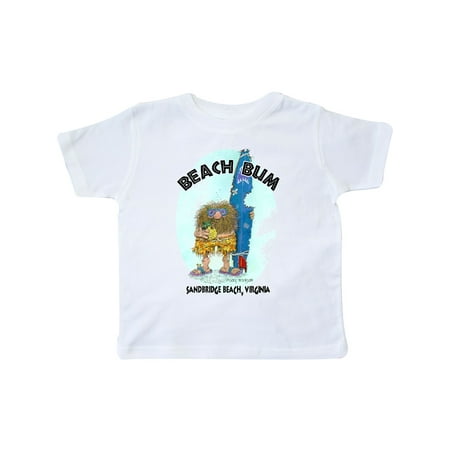 

Inktastic Beach Bum Sandbridge Beach Virginia Gift Toddler Boy or Toddler Girl T-Shirt