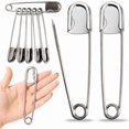 thumbnail image 1 of 15 Imperdibles Grandes de 5 Pulgadas de Acero Inoxidable, Resistentes y Duraderos, para Ropa, Moda, Costura y Acolchado., 1 of 1