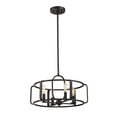 thumbnail image 3 of Santina 4-Light Convertible Semi-Flush or Pendant in English Bronze, 3 of 3