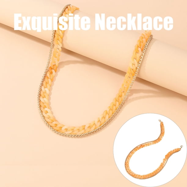 Collar para mujer, joyería para mujer, joyería para mujer, tendencia de moda, estilo bohemio, nuevo diseño, collar de cadena de aleación, collar de moda