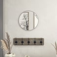 thumbnail image 3 of HBCY Creations Silver Circle Wall Mirror 16 Inch Round Wall Mirror for Entryways, Washrooms, Living Rooms and More (Silver, 16"), 3 of 9