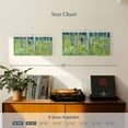 thumbnail image 4 of Elephant Stock Undergrowth With Two Figures Wall Art - Horizontal Multi Panel Canvas - Living Room Wall Decor - Nature Multi Panel - Green And Blue Decor By Vincent Van Gogh - 26" x 12", 4 of 8