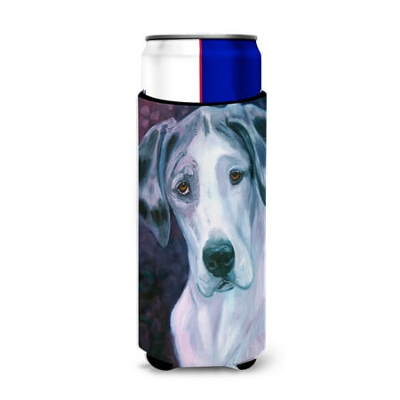 

Carolines Treasures 7441MUK Curious Great Dane Ultra Hugger for slim cans Slim Can multicolor