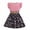 Pink, variant on WhouRiu Big Girl's Clothes Ruffle Sleeve Top Floral Print Skirt Kids Fashion Spring Summer Cozy Soft Outfit Set Pink,Size 7-8 Y