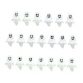 thumbnail image 2 of Dualoai 20Pcs Halloween Mini Ghost Figurines Ghost Figures New Year Miniature Cute Outdoor Home Decorative Spooky Resin Garden Statue, 2 of 8