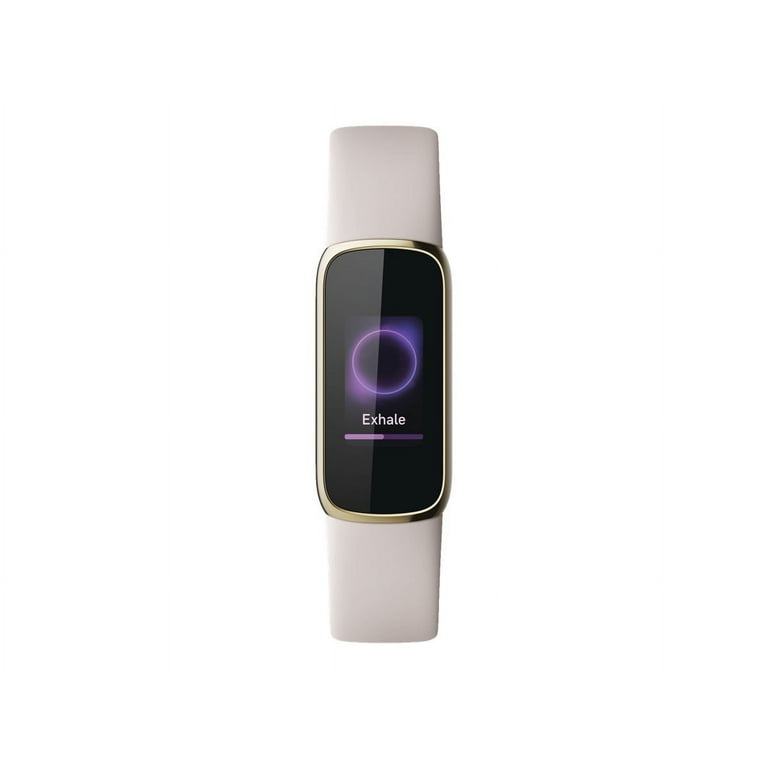 Fitbit Luxe Fitness Tracker in Soft Gold with Lunar White