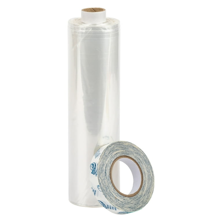 Duck Max Strength Roll-On Window Insulation Kit - Covers 1 XL Or 2 Large Windows (65.3 Sq Ft)
