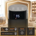 thumbnail image 5 of Romswi 1500W Ceramic Tower Space Heater 24in Indoor Room Heating Remote Control 12-Hour Timer 70° Oscillation Eco Mode, 5 of 11