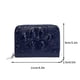 thumbnail image 3 of Cartera de cartera de organza con pestaña de anillo • Diseño de bordado minimalista • Bolsa de organización de identificación fina para hombres y mujeres, 3 of 3